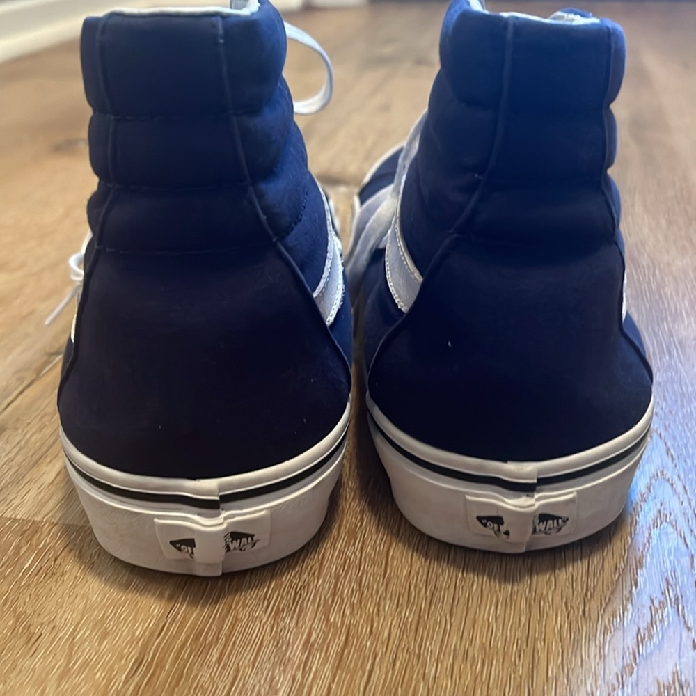 VANS Men's Sk8-Hi Skateboarding Shoes Navy Men's Sz 12 Sneakers - Picture 5 of 14